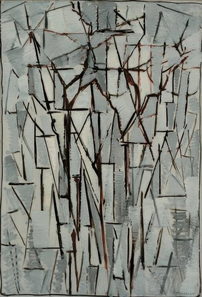 Composition Trees II by Piet Mondrian